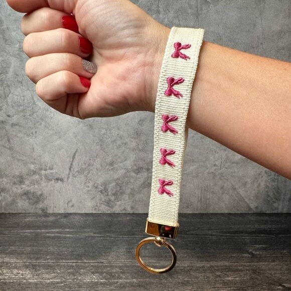 Bow Keychain Wristlet - Picture 2 of 2